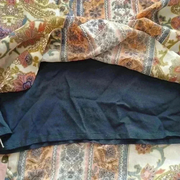 Maeve by Anthropologie Womans Barcelona Silk Paisley Shift Midi Dress 4 - Picture 11 of 16